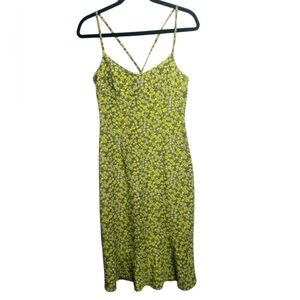 Vintage 90s Express World Brand Floral Slip Dress – Size 7/8